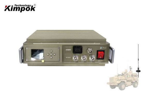 Máy phát video COFDM được gắn trên xe không dây H.264 2K QPSK tầm xa