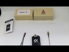 AKK Alpha16 Bộ truyền hình không dây 5.8G 16W FPV VTX 96CH cho truyền hình máy bay không người lái RC