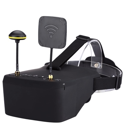 Kính FPV 5.8G 40CH 5 inch bằng nhựa DVR Kính video Phụ kiện máy bay không người lái chuyên nghiệp
