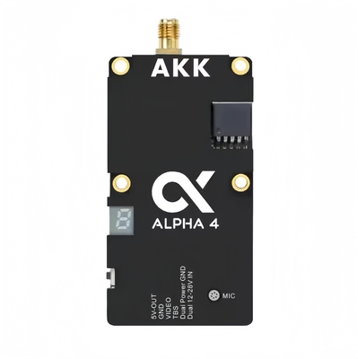 Máy phát video máy bay không người lái AKK Alpha4 VTX 5.8G FPV 4W 8CH Ultra Long Range Video Sender