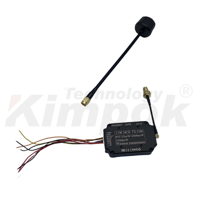 Máy phát video FPV UAV 3.3G 3.5W, VTX 3.3Ghz với IRC 24CH 25mW/2000mW/3500mW Mô-đun VTX FPV