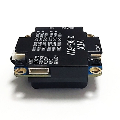 Máy bay không người lái FPV 3.3G 6W VTX VRX Bộ phát và thu video không dây 3.3Ghz Truyền âm thanh và video