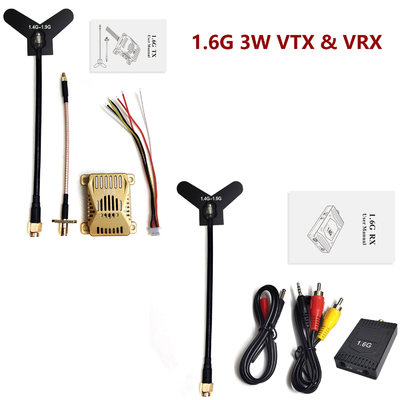 Máy phát video tương tự công suất phát 3W cho tần số 1450MHz-1825MHz 1.6G VTX 16CH