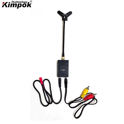 Máy phát video không dây analog 1.6G FPV VRX 1.6Ghz cho máy bay không người lái, truyền hình ảnh tầm xa