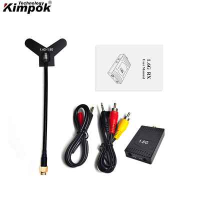 Máy phát video không dây analog 1.6G FPV VRX 1.6Ghz cho máy bay không người lái, truyền hình ảnh tầm xa