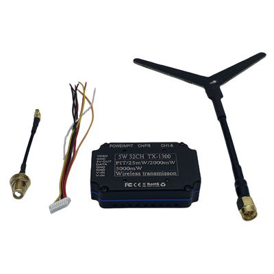 Máy phát video không dây 1.2G 1.3G 5W 32CH FPV VTX 25mW 2000mW 5000mW Video Link