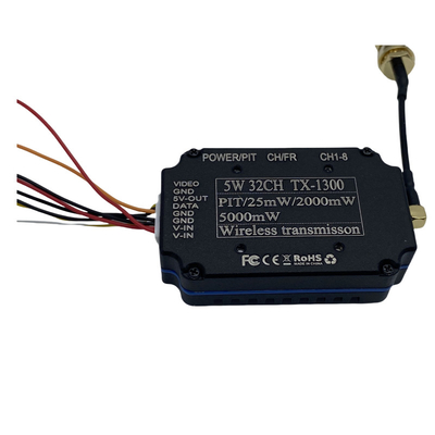 Máy phát video không dây 1.2G 1.3G 5W 32CH FPV VTX 25mW 2000mW 5000mW Video Link