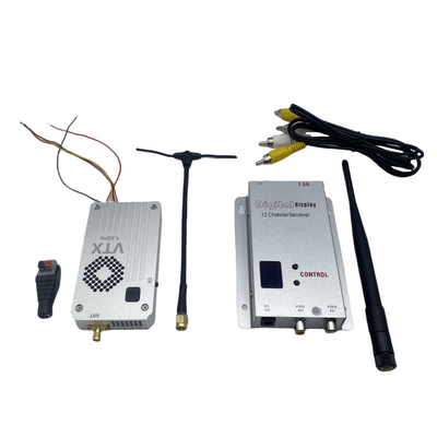 1.5G 5W FPV Bộ truyền hình không dây và máy thu 20km VTX VRX RC Racing