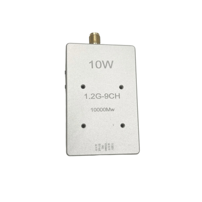 Máy phát video VTX không dây tầm xa 40km 1.2GHz 10W cho UAV, liên kết video FPV VTX 9CH