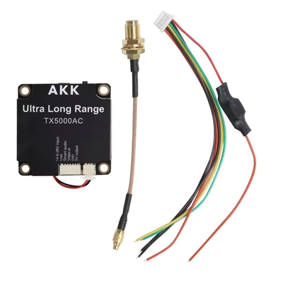 Máy phát video UAV AKK 5W FPV VTX 96CH Máy phát video hỗ trợ Smart Audio Video Link