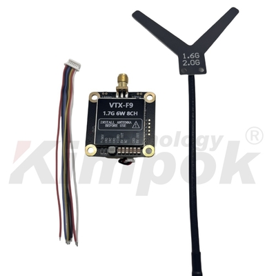 Máy phát và thu video không dây 1.7G 6W 8CH Hỗ trợ IRC Tramp 1.7G VTX VRX