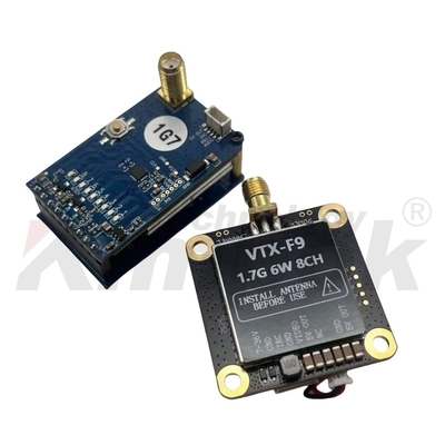 Máy phát và thu video không dây 1.7G 6W 8CH Hỗ trợ IRC Tramp 1.7G VTX VRX
