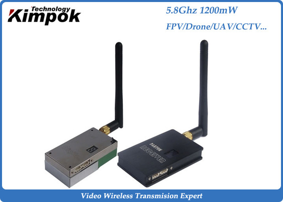 Bộ phát video tương tự 1200mW 5,8Ghz, Bộ truyền video camera quan sát không dây HDMI